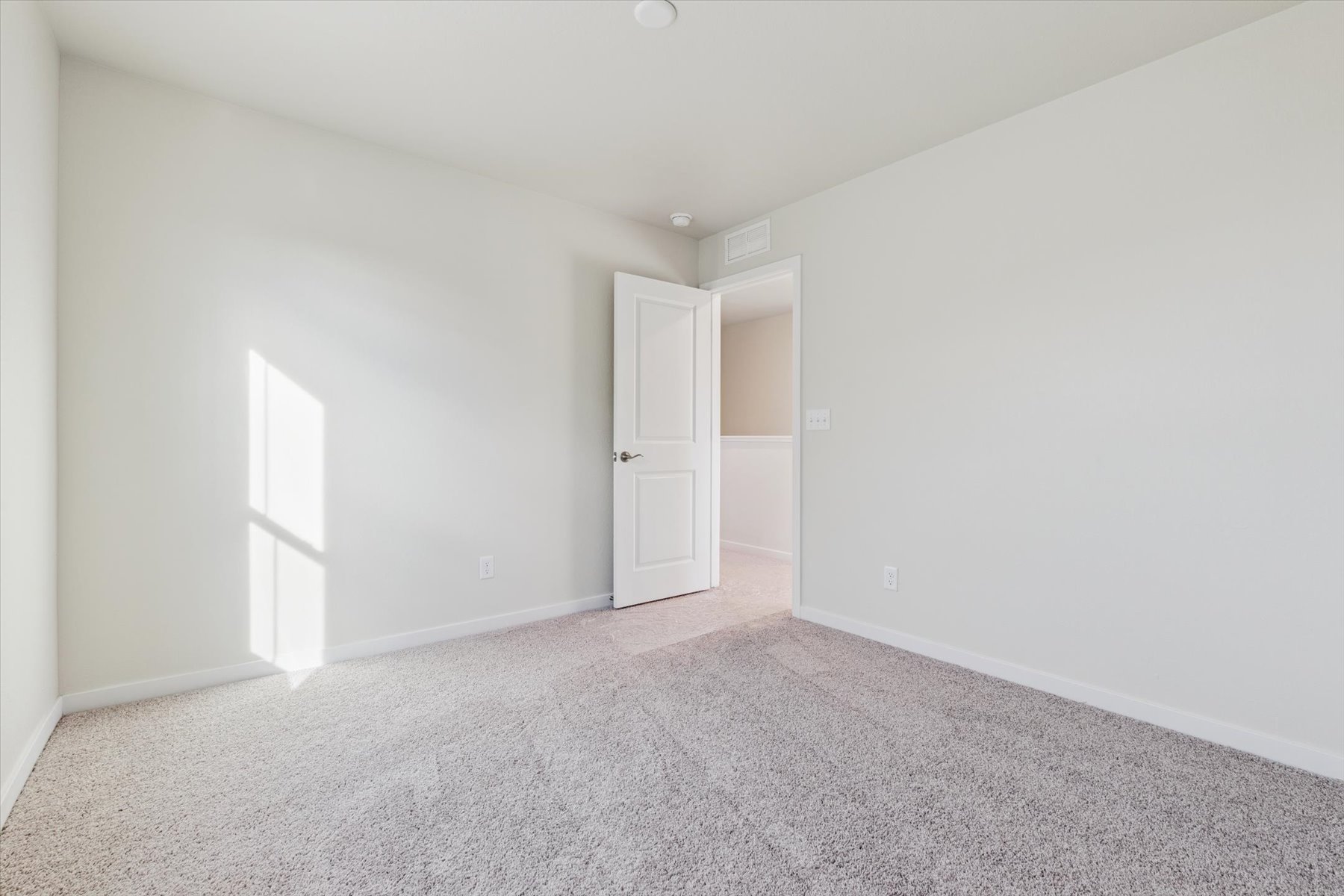 A room with white walls.