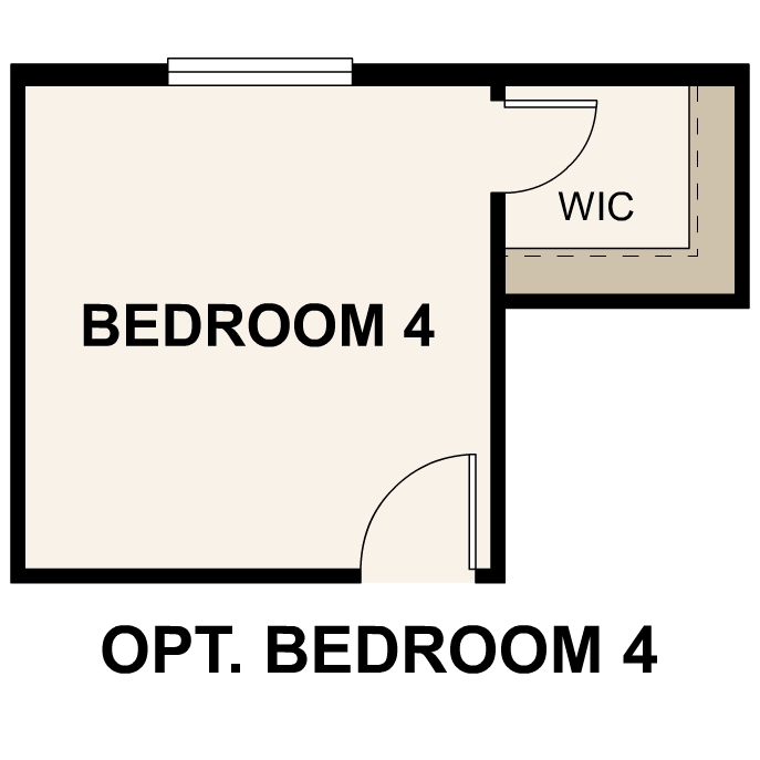 Diagram. Ontario Floorplan, Upper Level Option