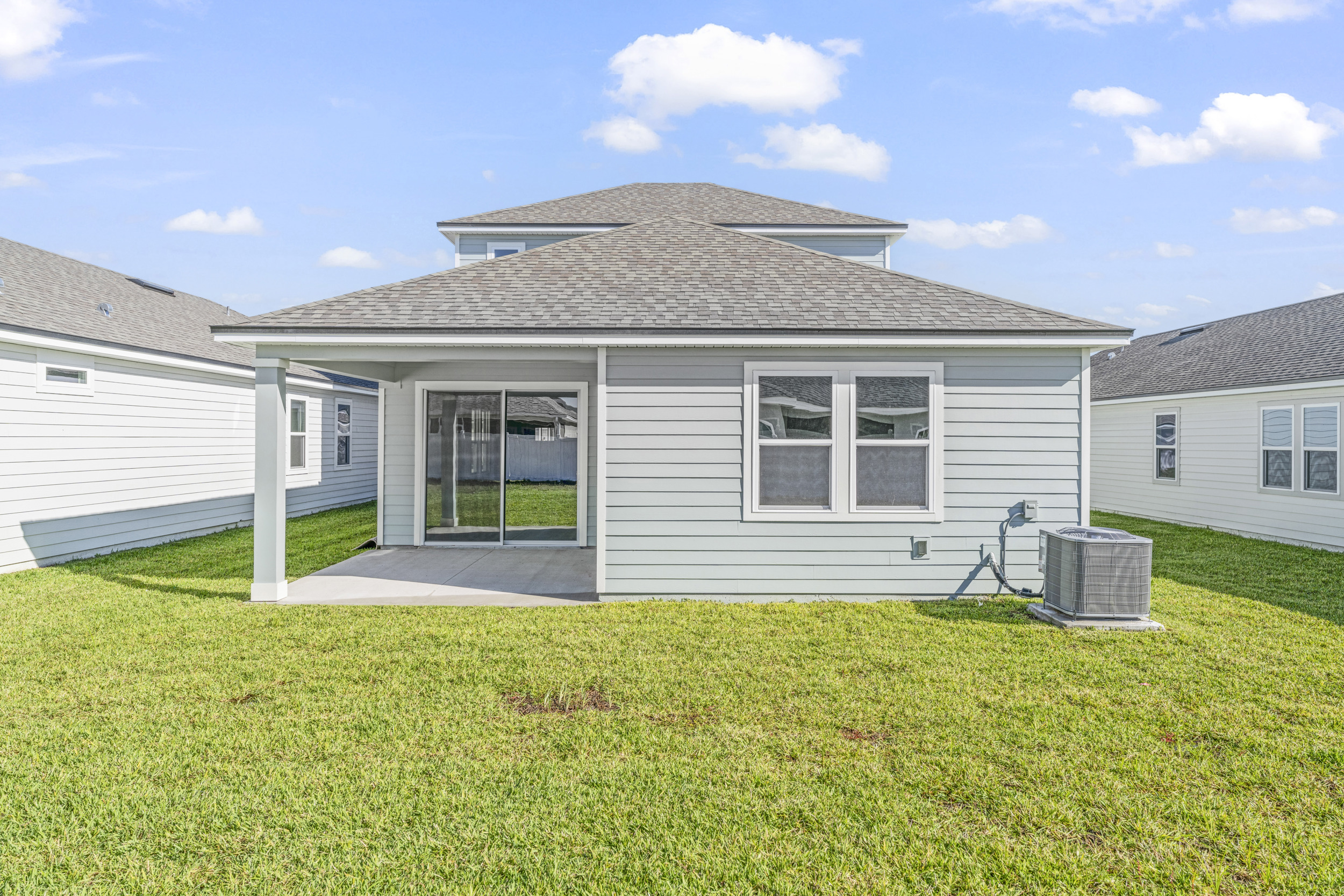 Lot 22 Rear Exterior with Covered Patio at Camden Woods in Kingsland