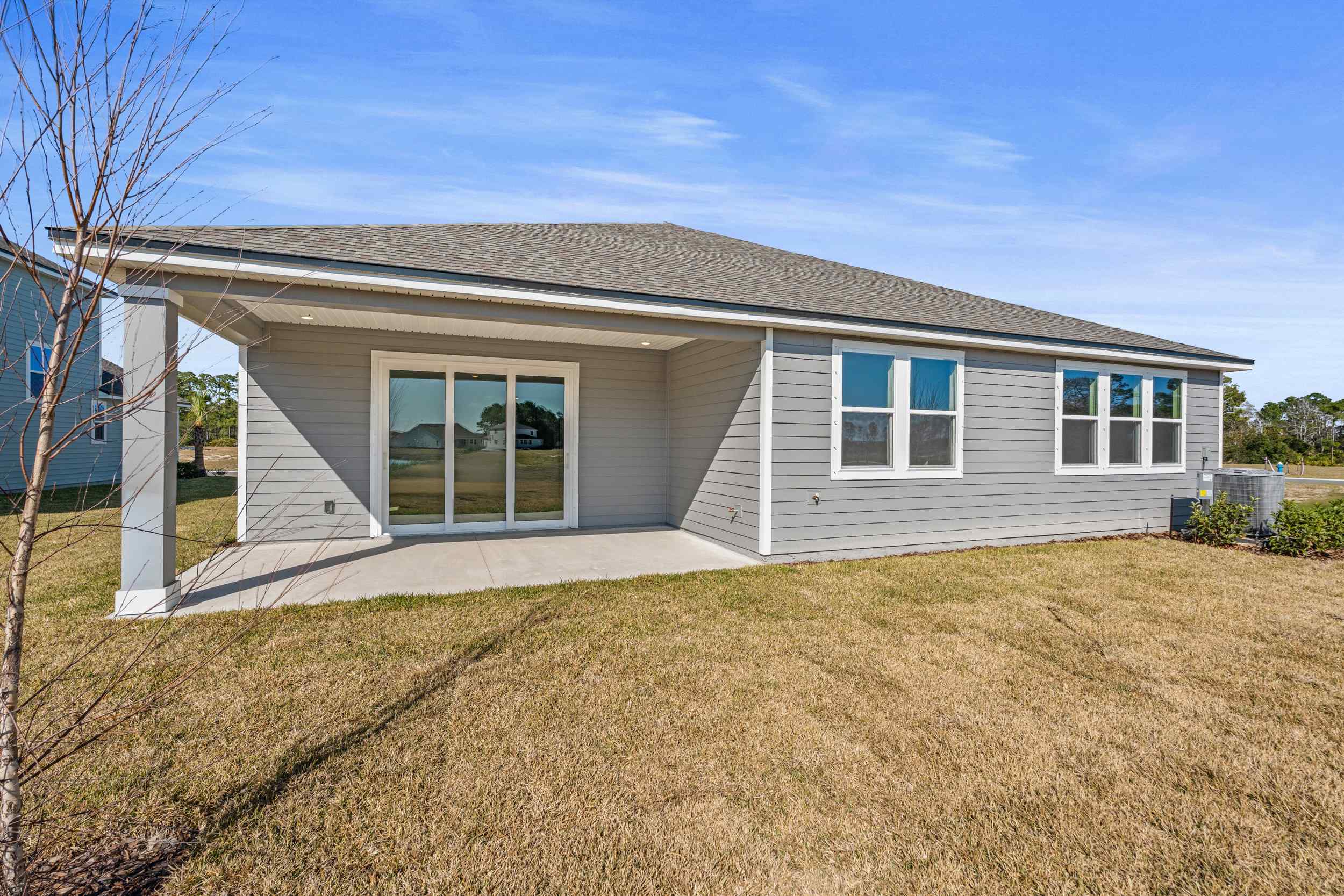 Lot 46 Rear Exterior with Covered Patio at Reserve East