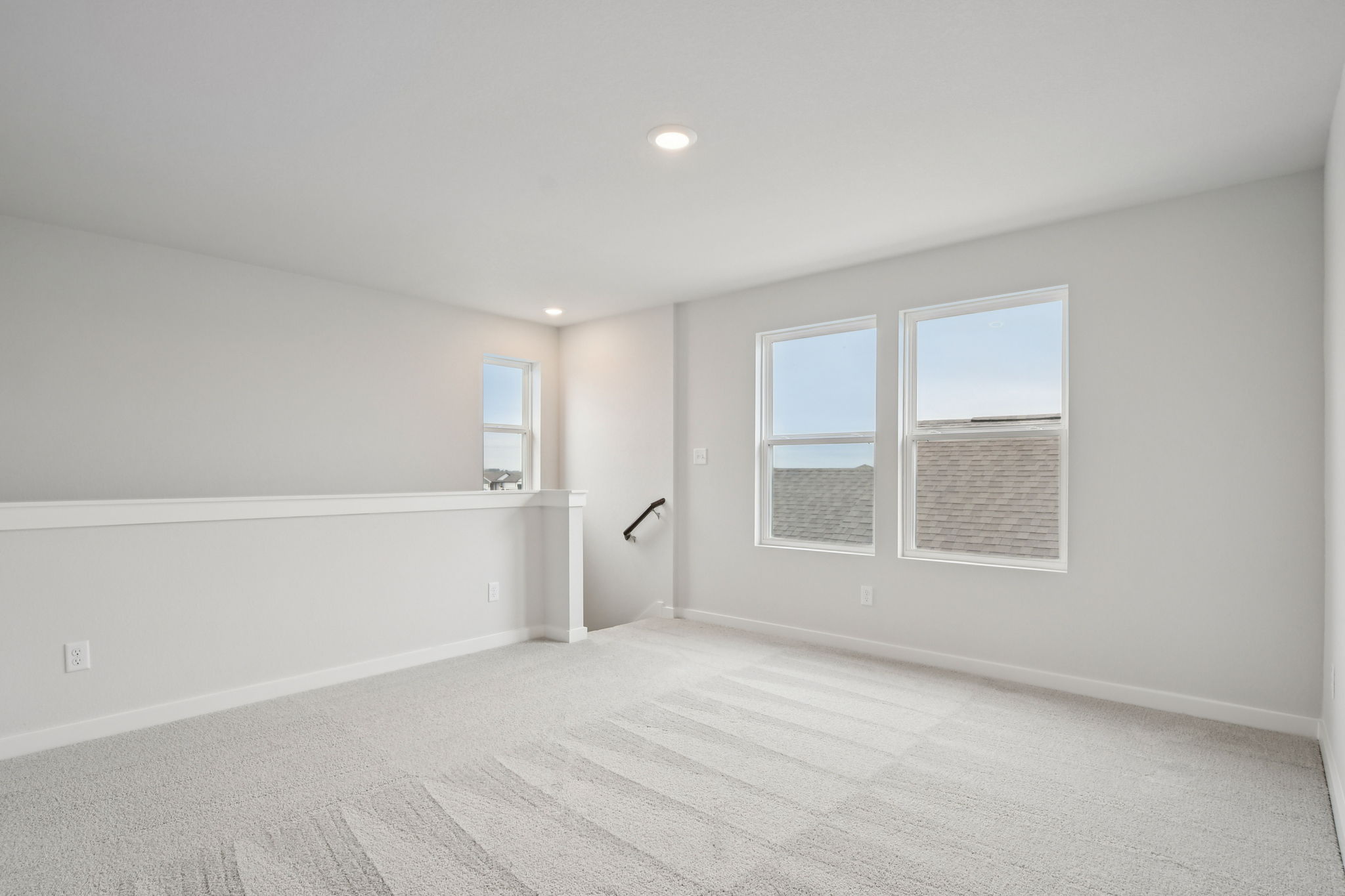 A room with white walls.