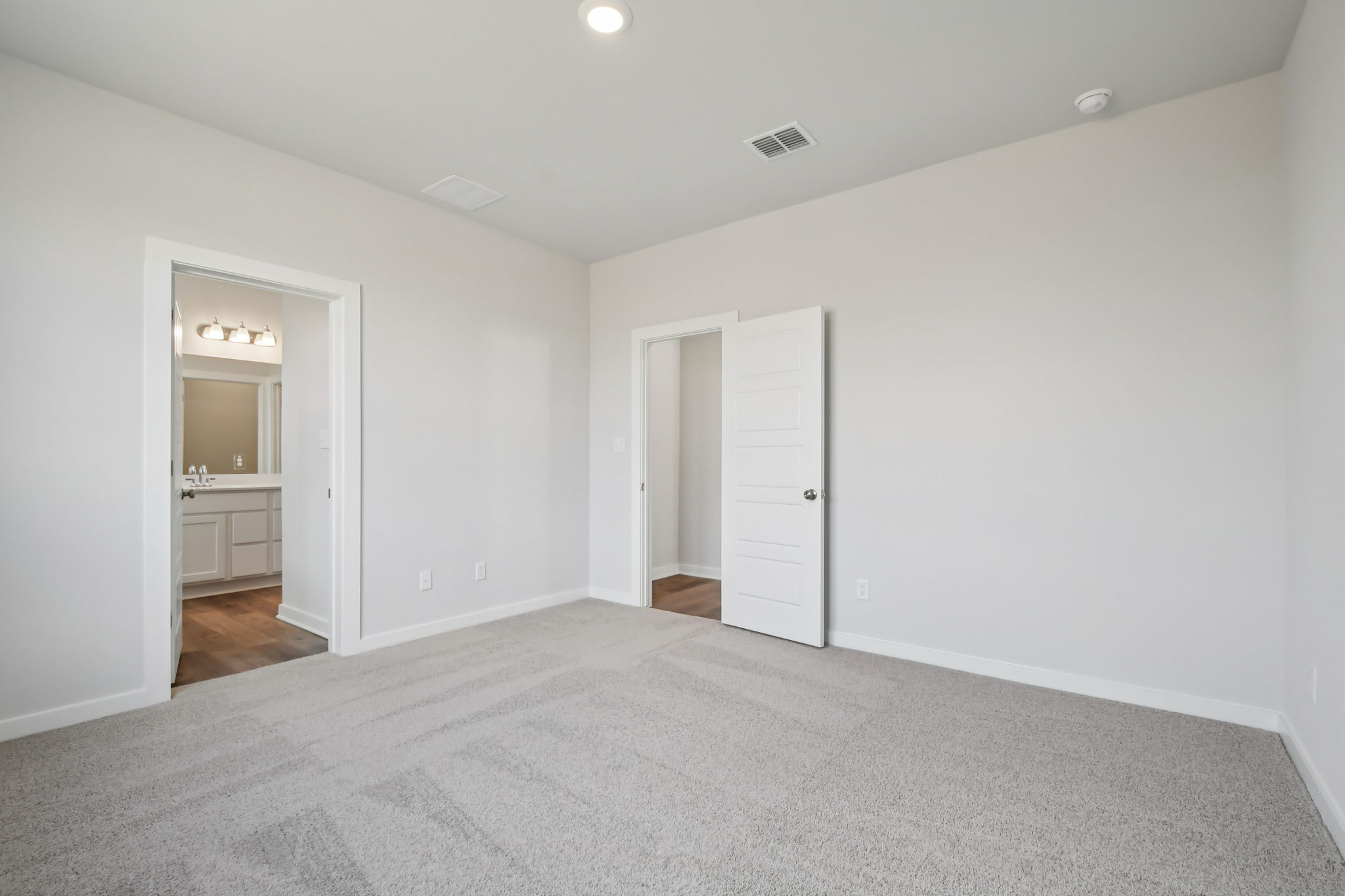 A room with white walls.