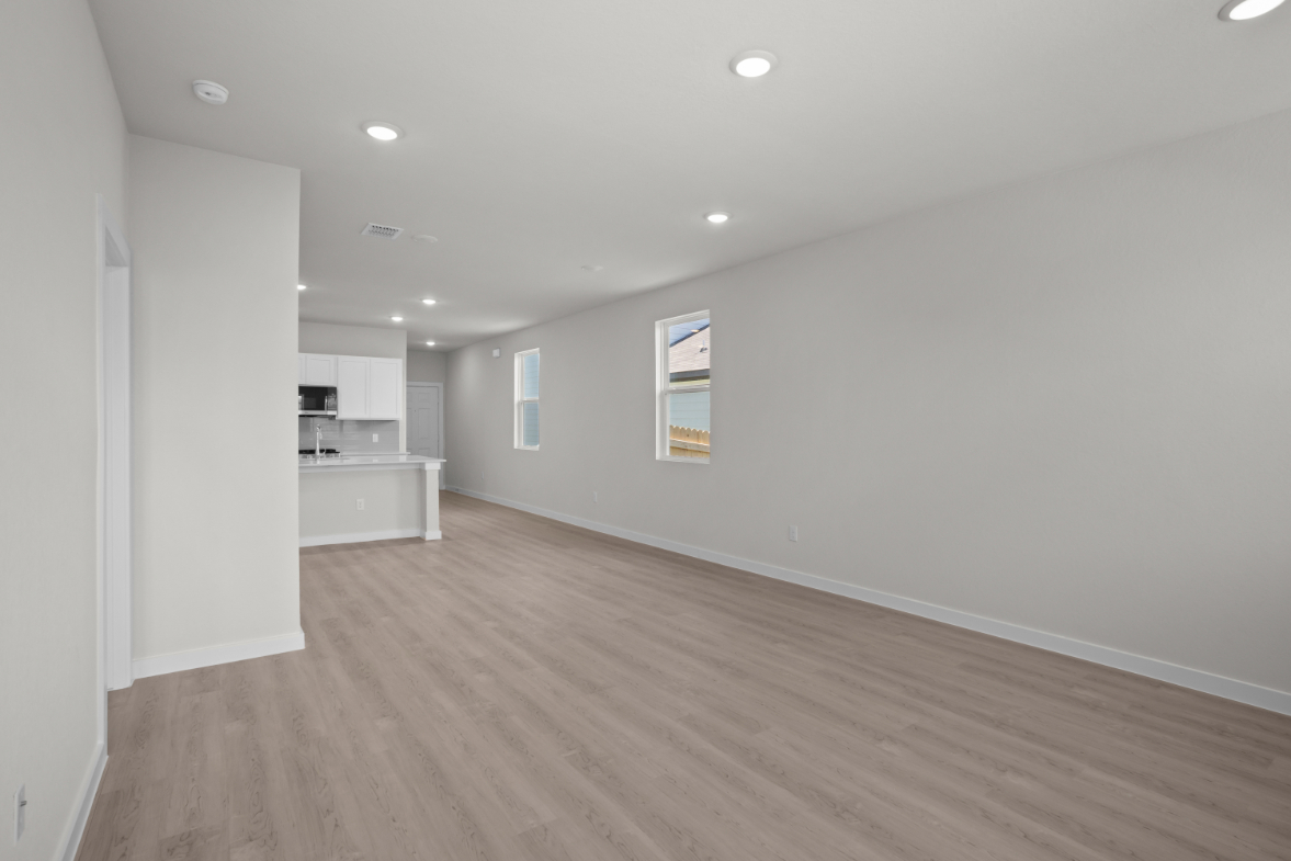A large empty room.