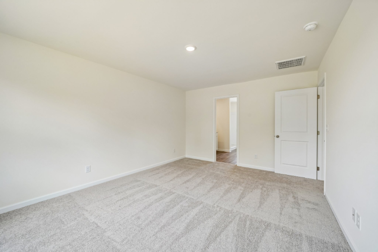 A room with white walls.